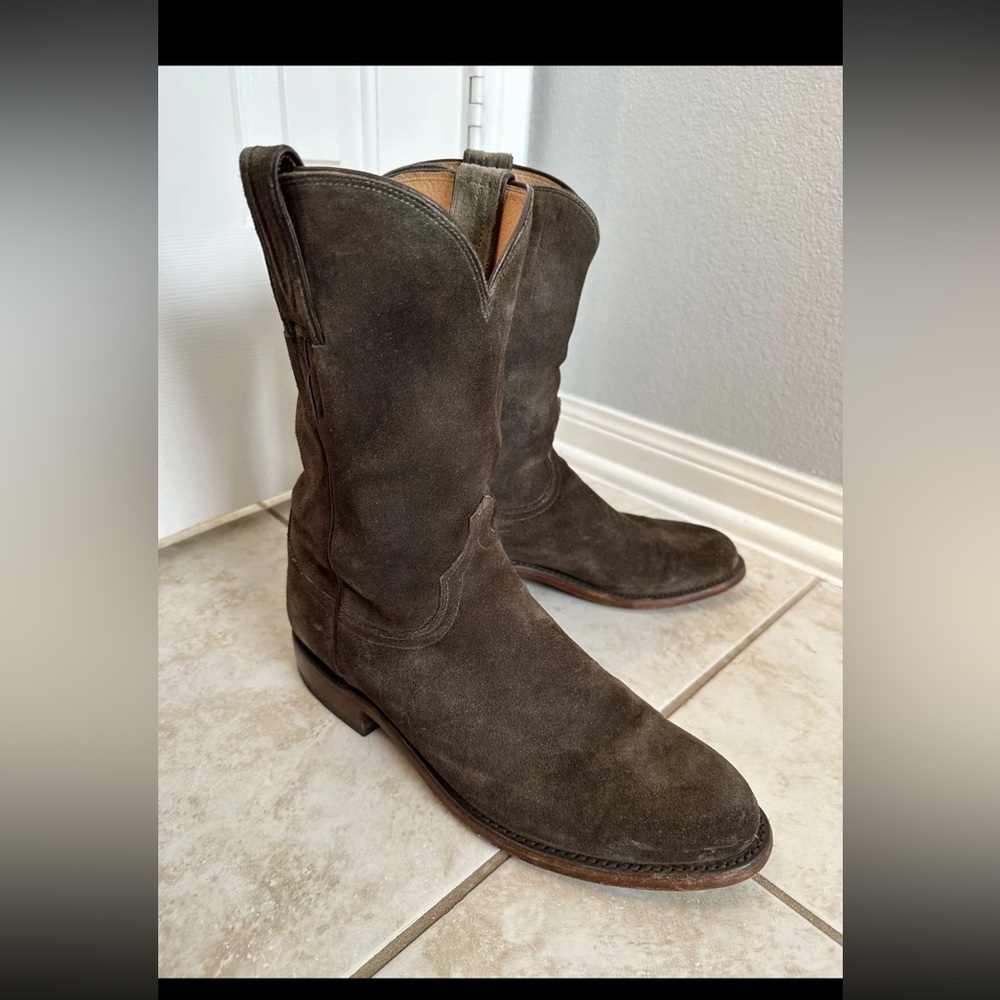 L U C C H E S E  ~ Suede Leather Boots ~ 9.5D